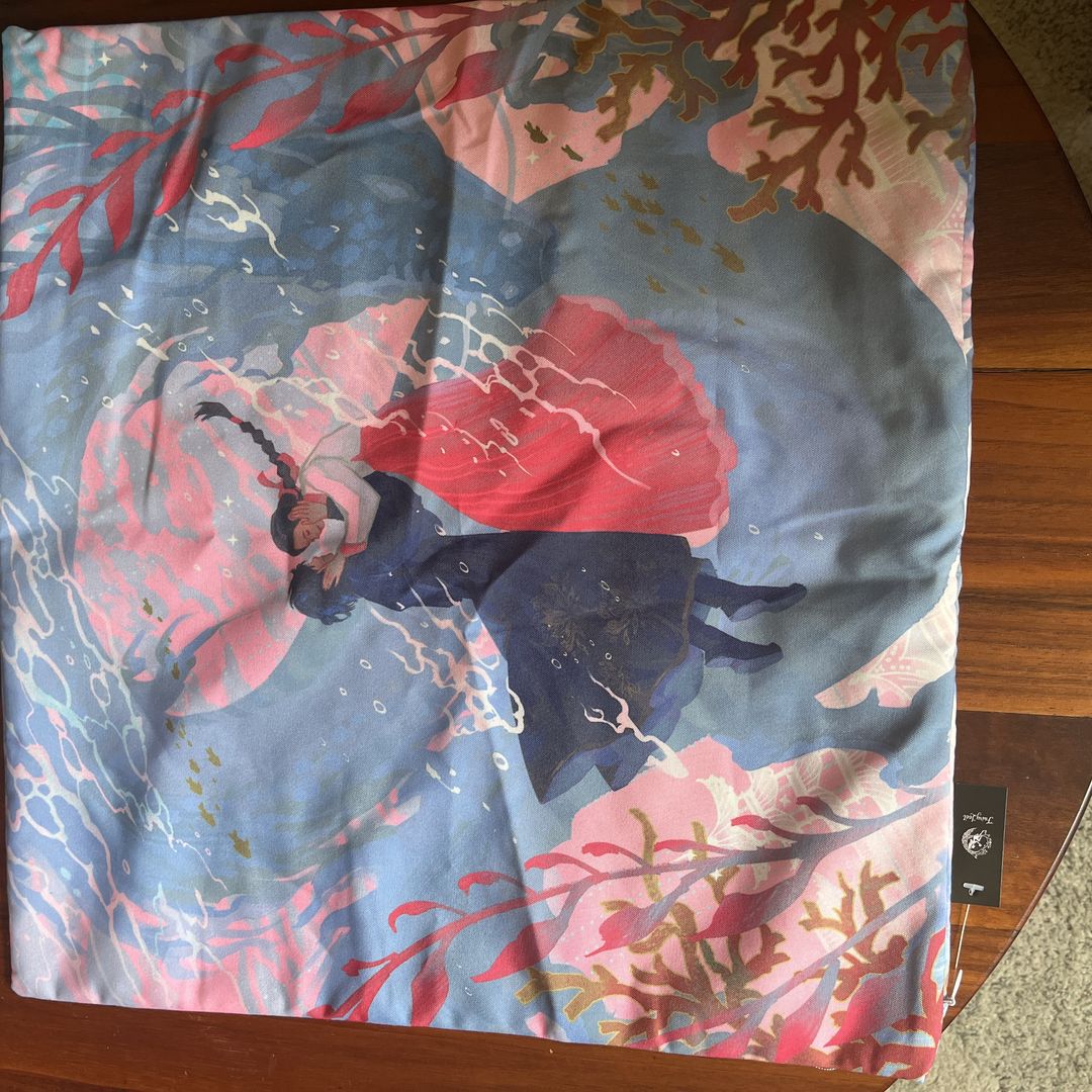 Fairyloot: The Girl Who Fell Beneath the Sea Cushion Cover