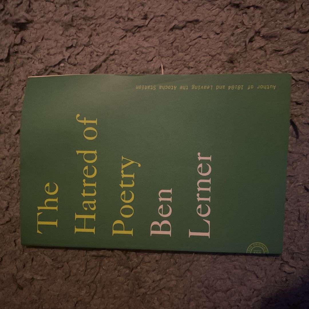 The Hatred of Poetry