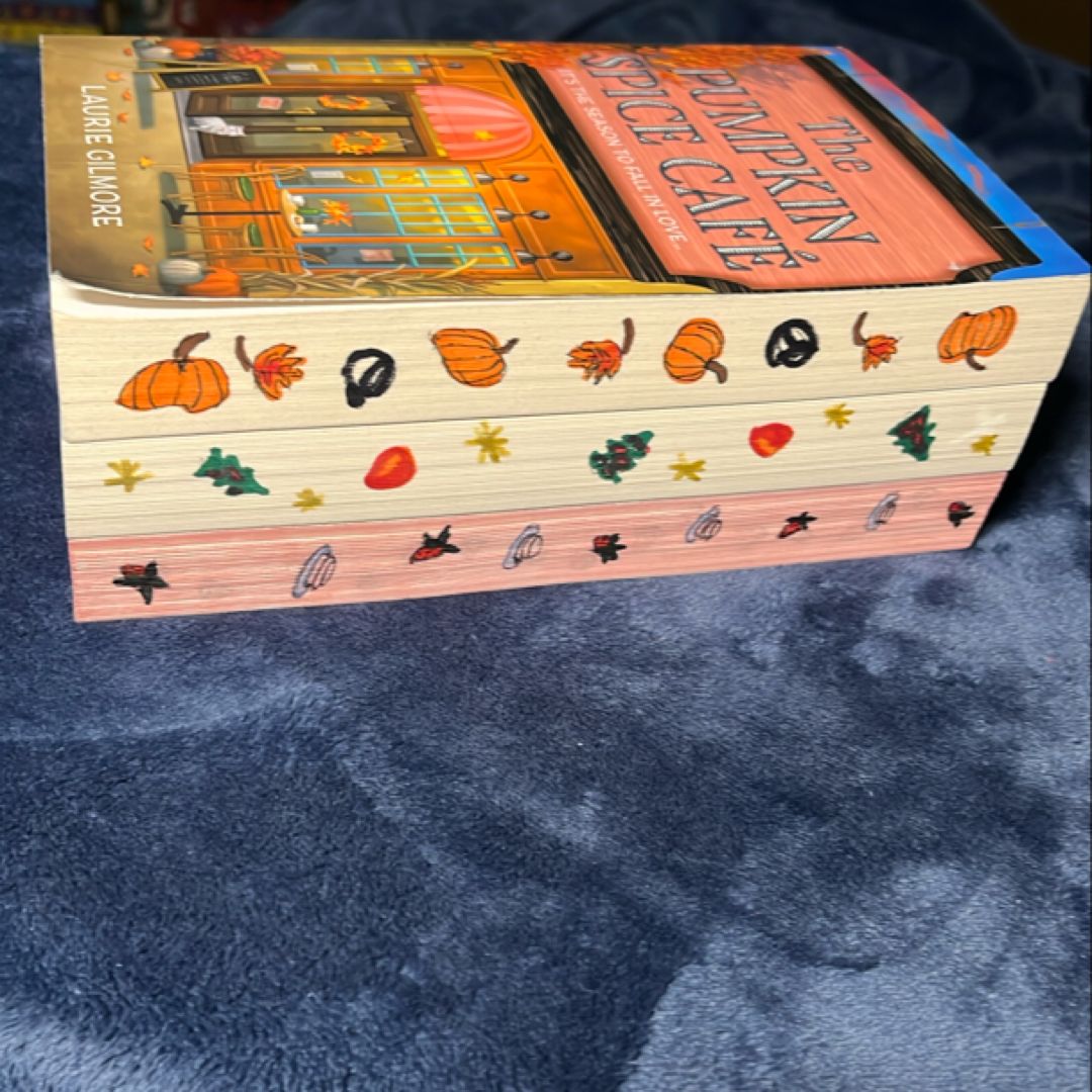 The Pumpkin Spice Café, The Christmas Tree Farm, The Strawberry Pancake House SPRAYED EDGES