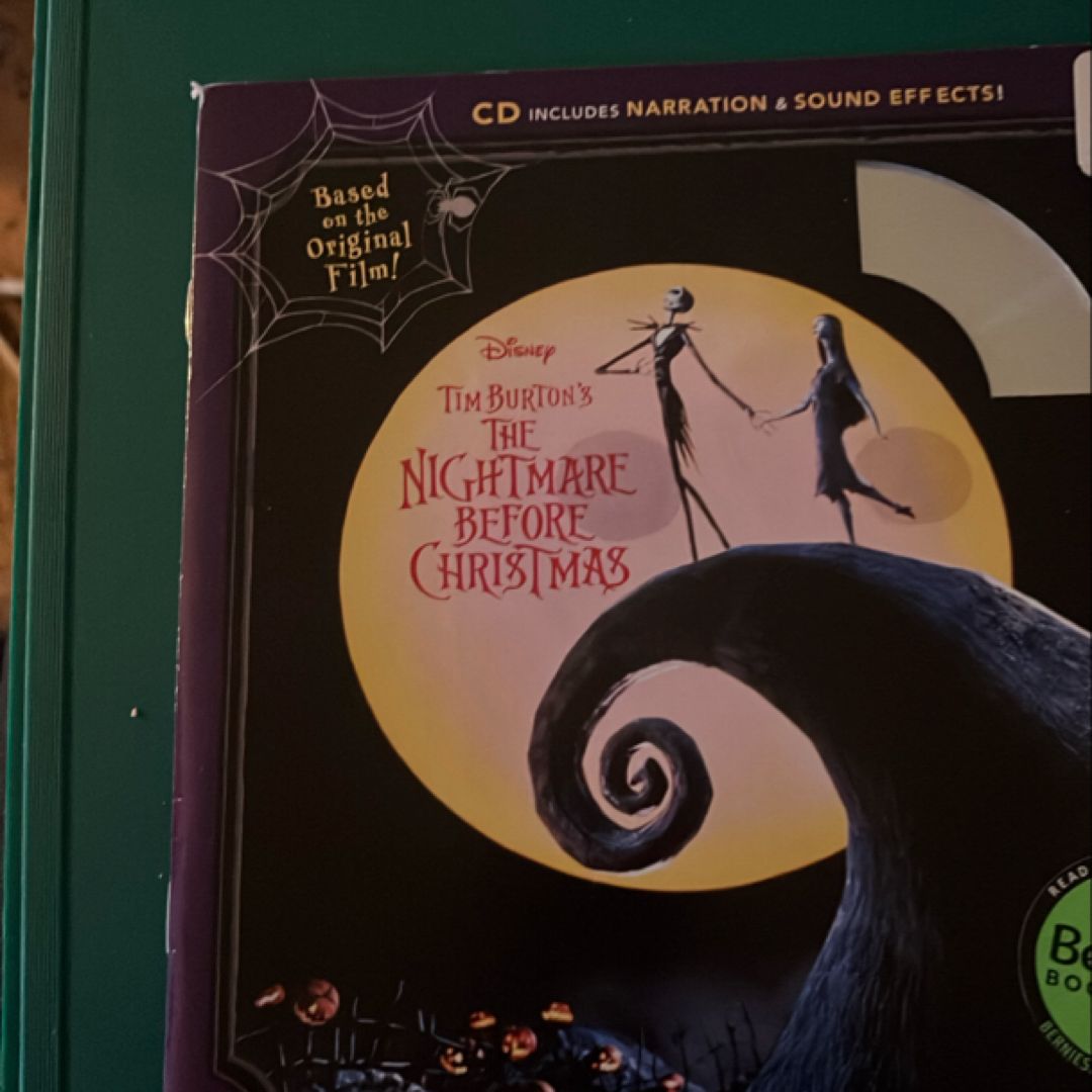 Tim Burton's the Nightmare Before Christmas Book and CD