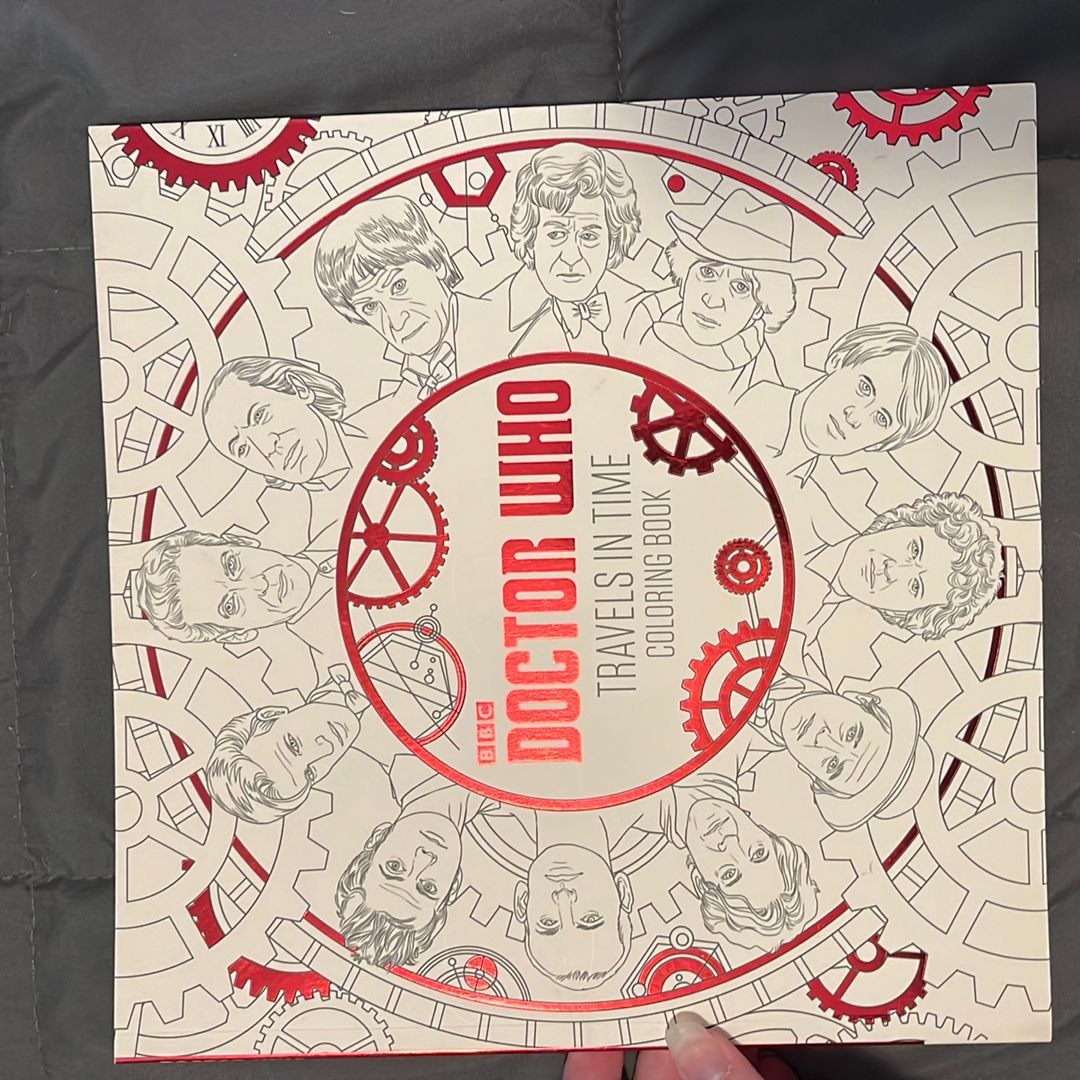 Doctor Who Travels in Time Coloring Book