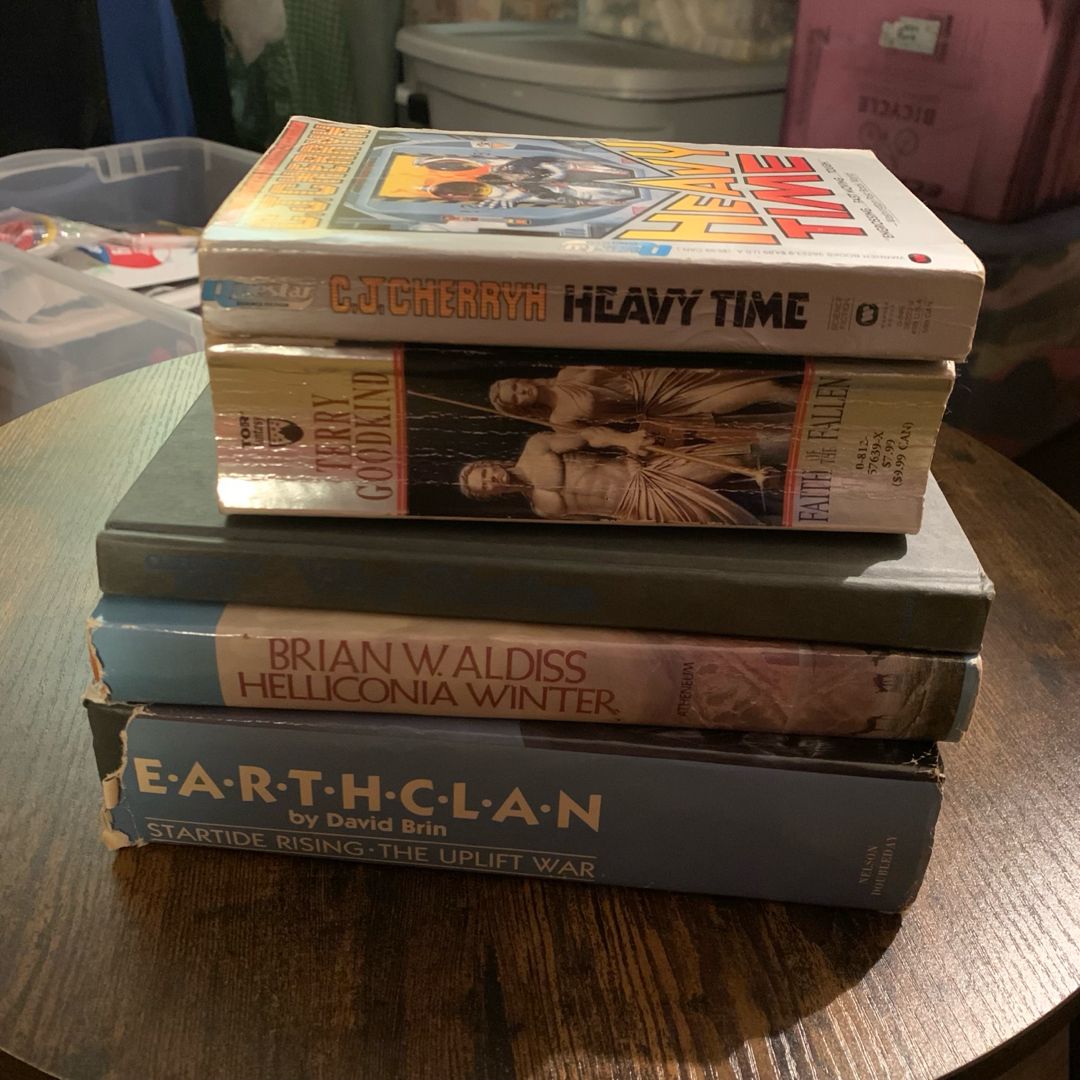 5 Vintage Sci-Fi Books Bundle 
