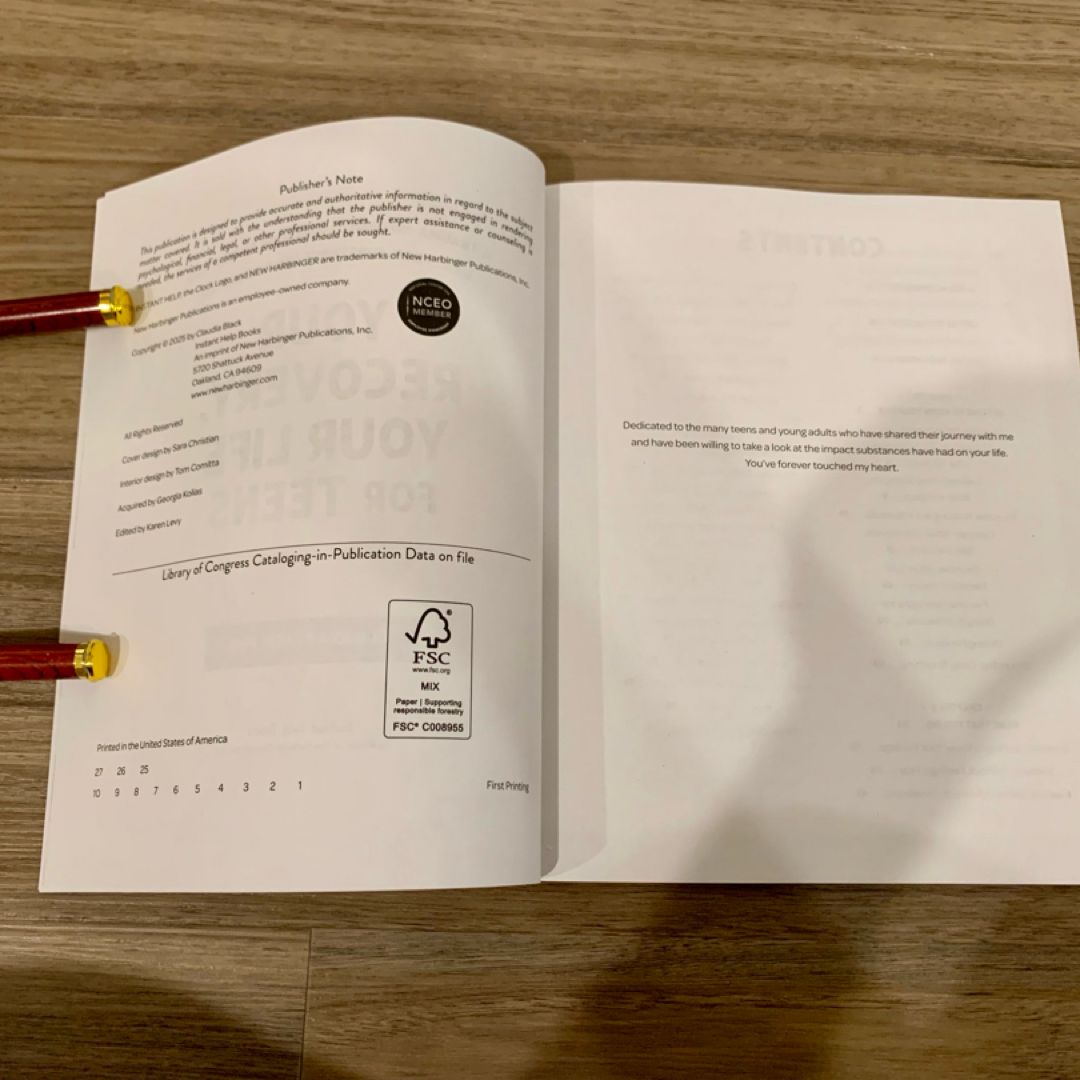 Your Recovery, Your Life for Teens