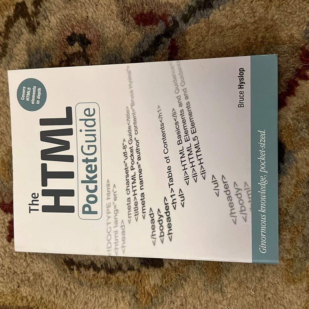 The HTML Pocket Guide