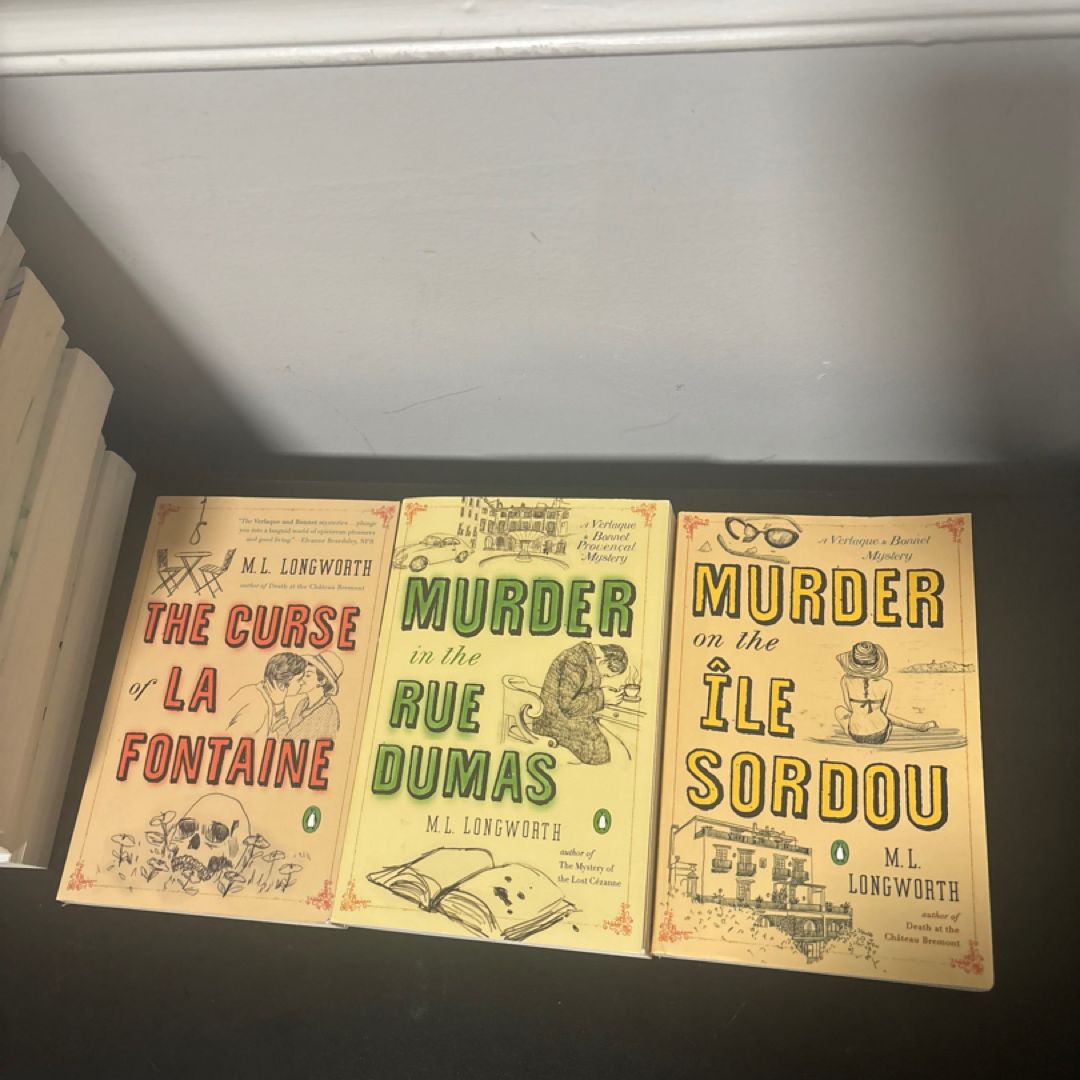 ✨ M.L. Longworth: Verlaque & Bonnet Mystery Bundle (3 Books) ✨