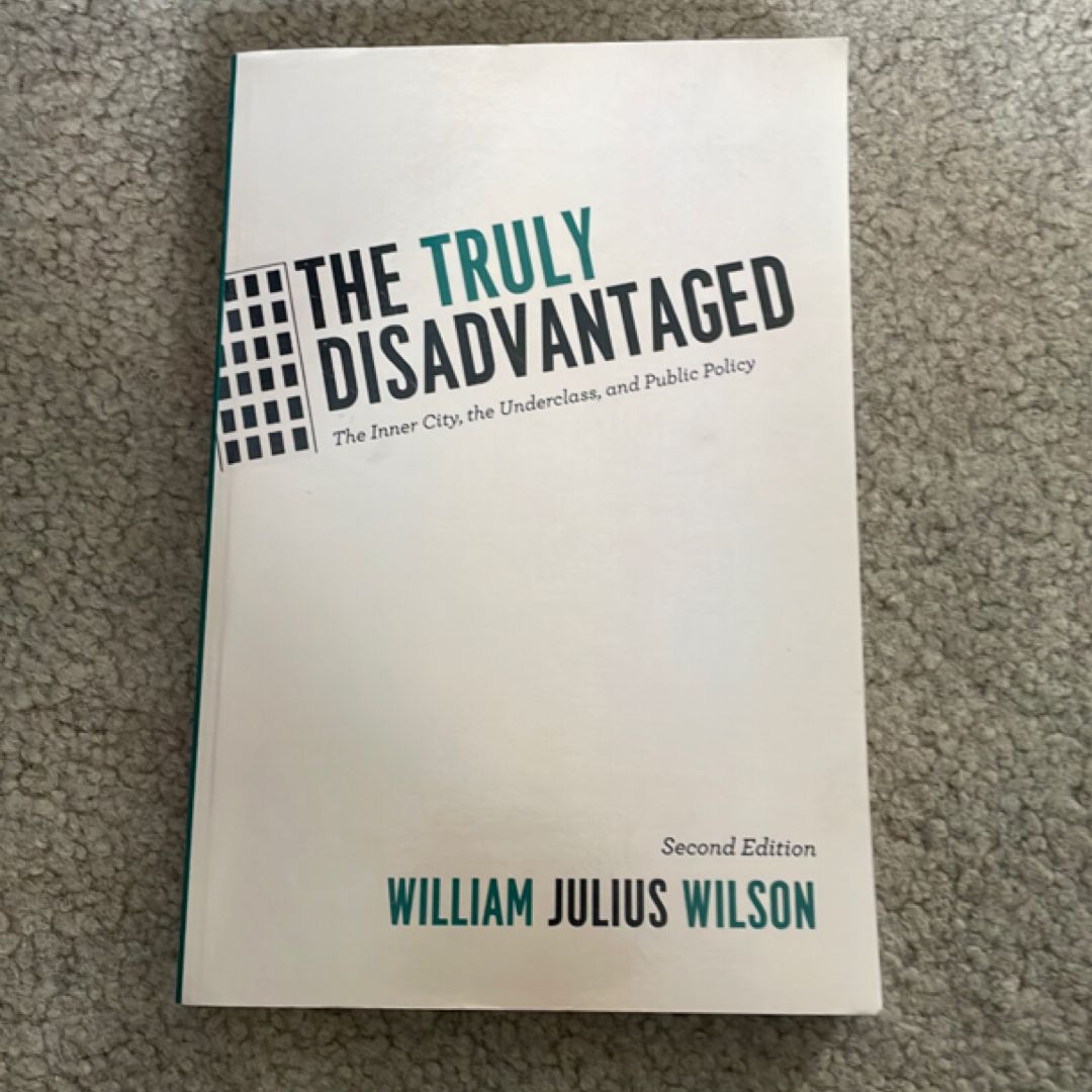 The Truly Disadvantaged