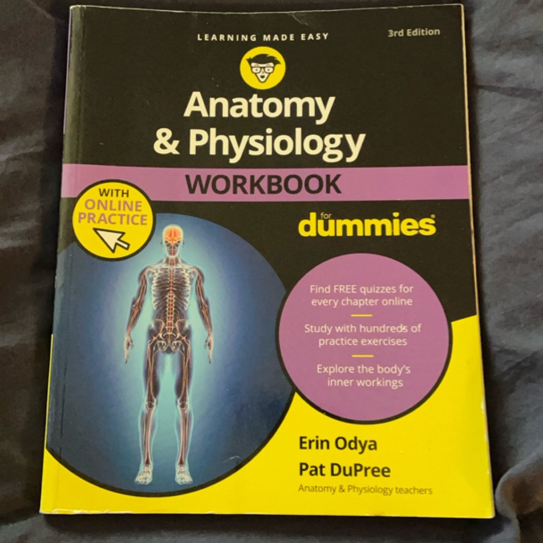 Anatomy and Physiology Workbook for Dummies with Online Practice