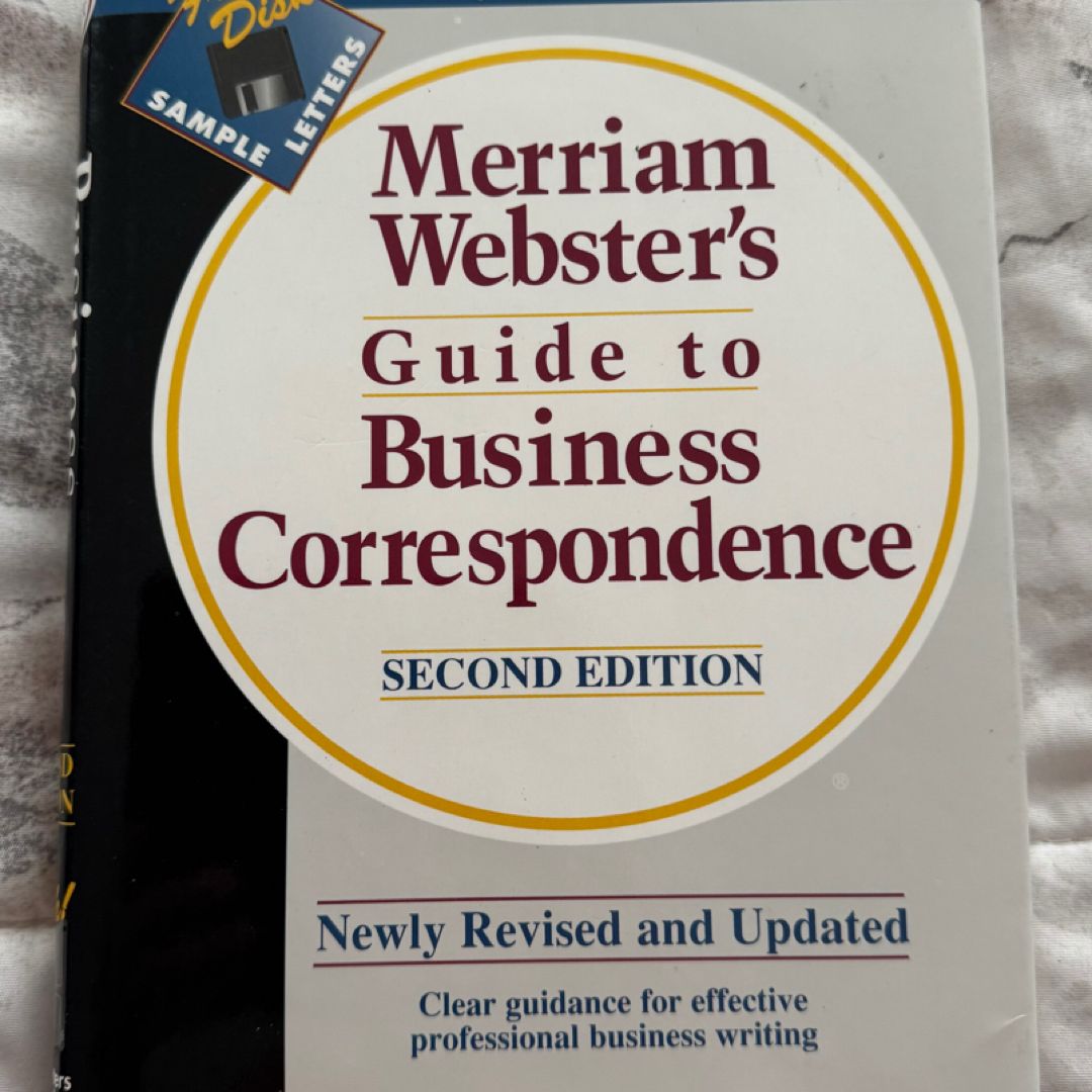 Merriam-Webster's Guide to Business Correspondence