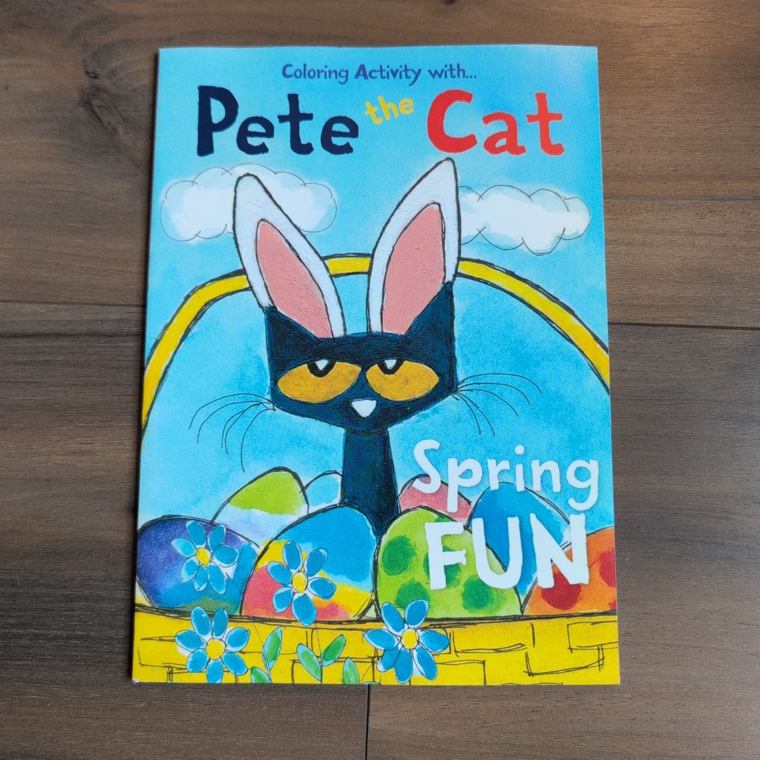 Coloring Activity with... Pete the Cat "Spring Fun"