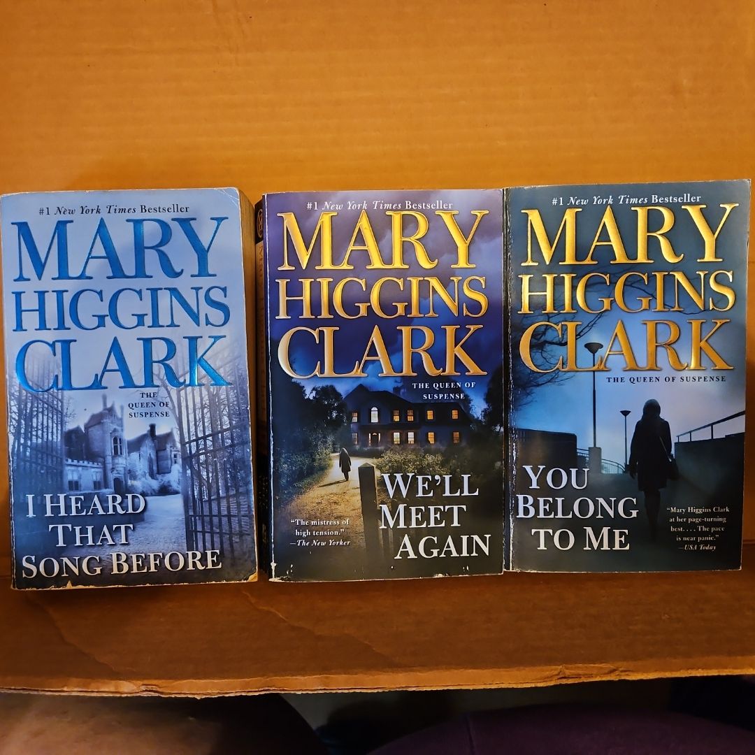 Lot of 3 Books - I Heard That Song Before, We'll Meet Again, You Belong To Me