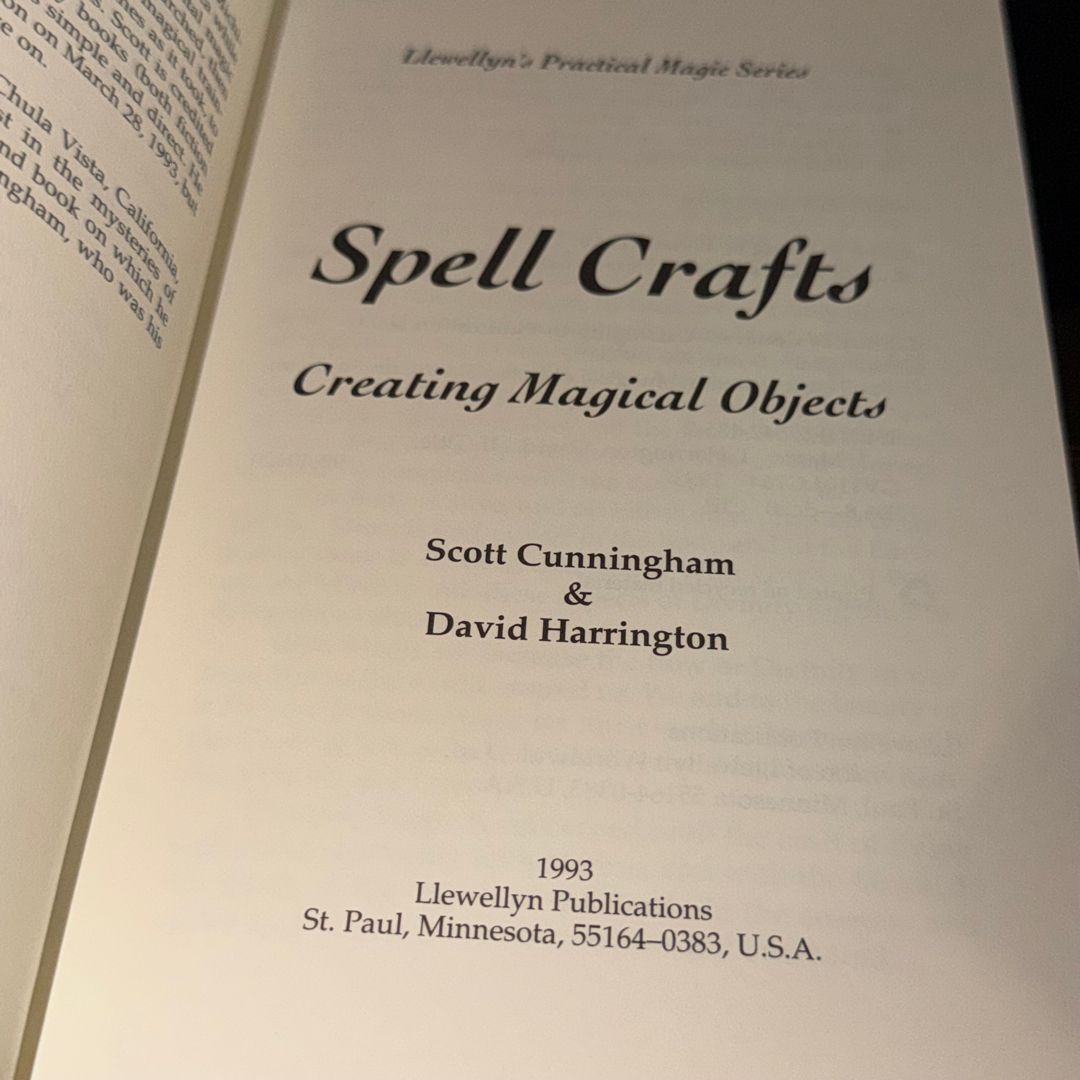 Spell Crafts by Scott Cunningham, David Harrington