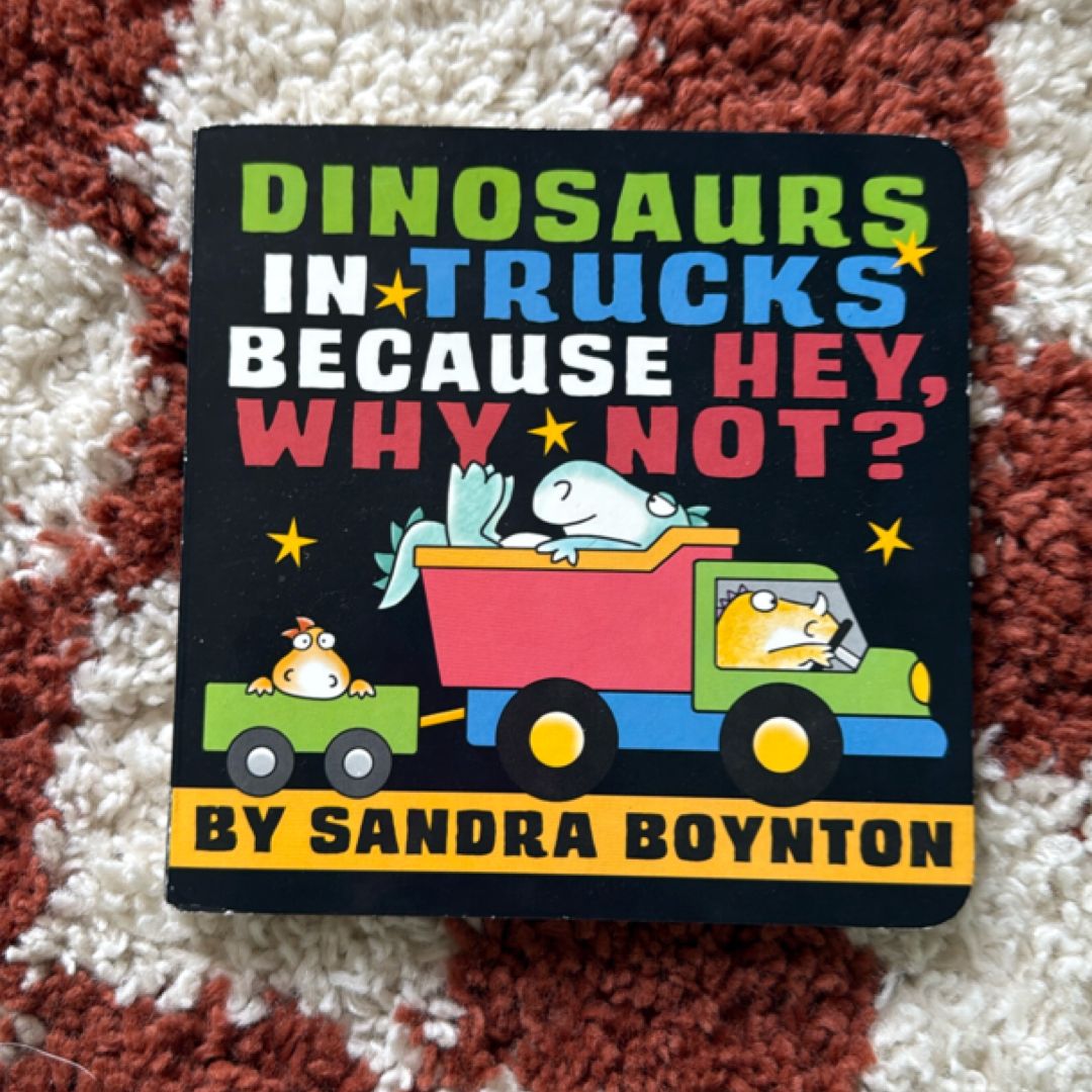Dinosaurs in Trucks Because Hey, Why Not?