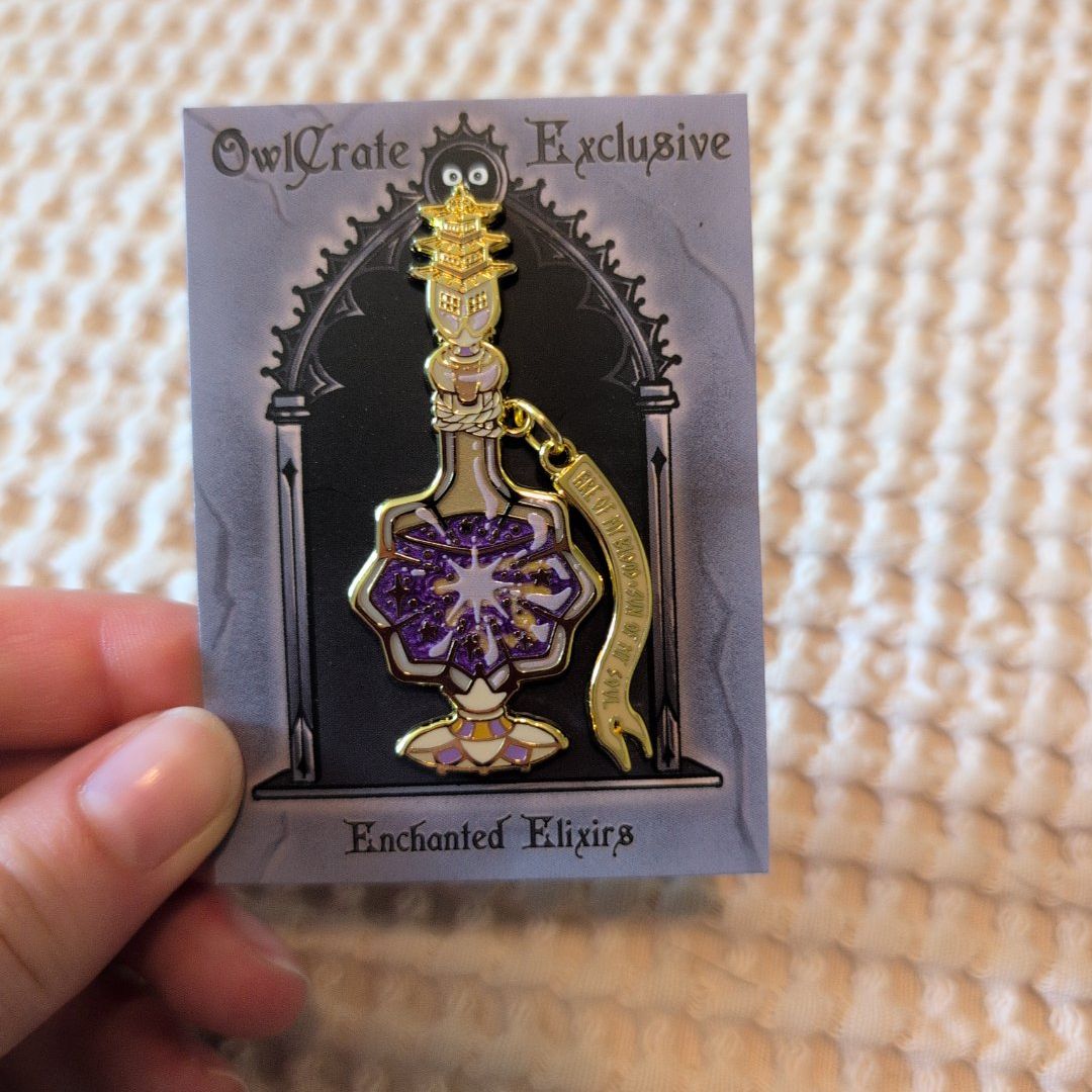 The Hurricane Wars Owlcrate Exclusive Enchanted Elixirs pin 