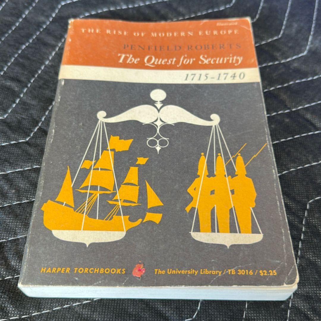 The quest for security 1715 to 1740