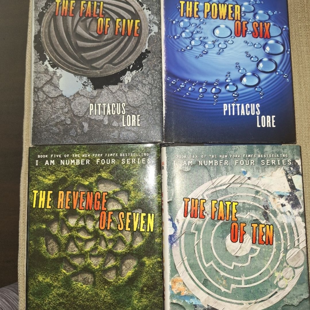 I Am Number Four Series: books 5,6,7, and 10