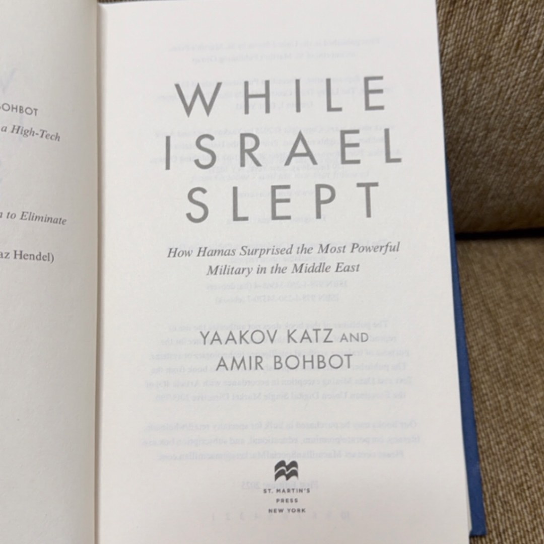 While Israel Slept