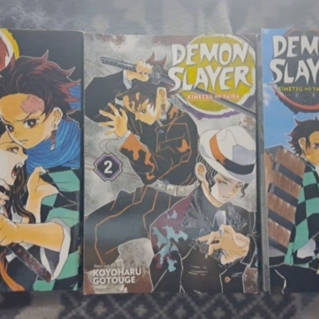 Demon Slayer: Kimetsu No Yaiba Manga Volume 1-3