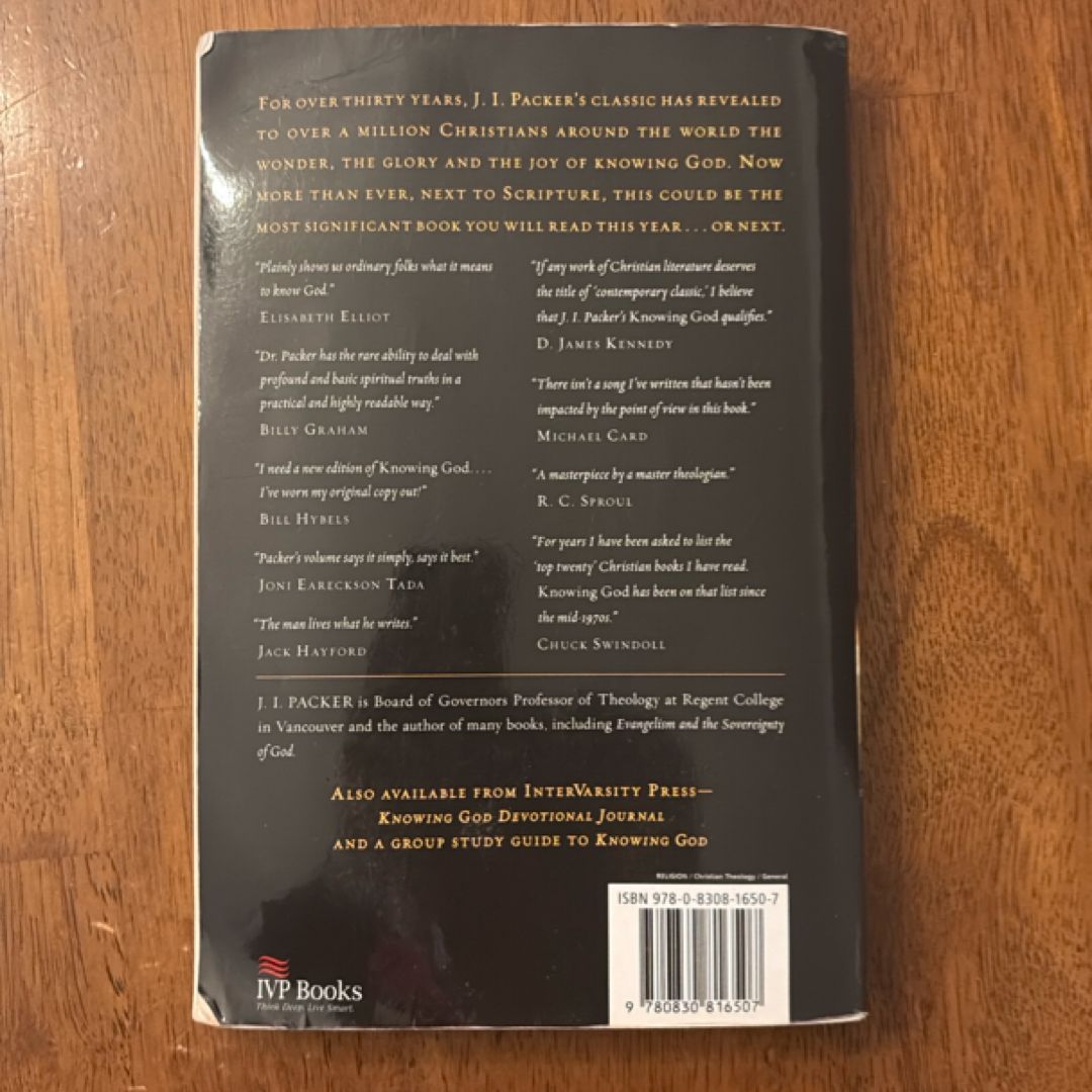 Knowing God by J. I. Packer