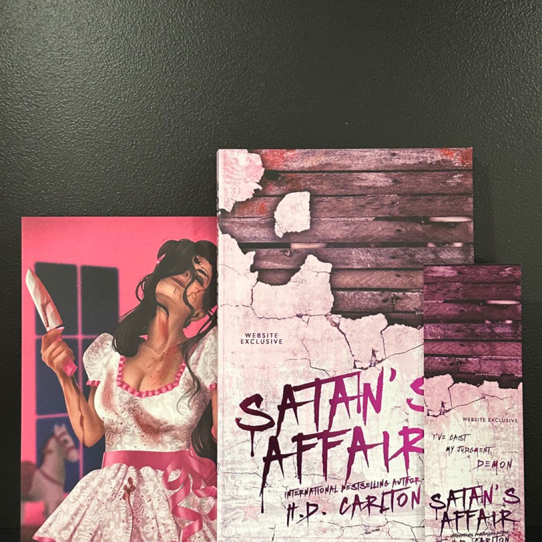 WE - Signed HD Carlton Satan’s Affair w/ Art Print & Bookmark