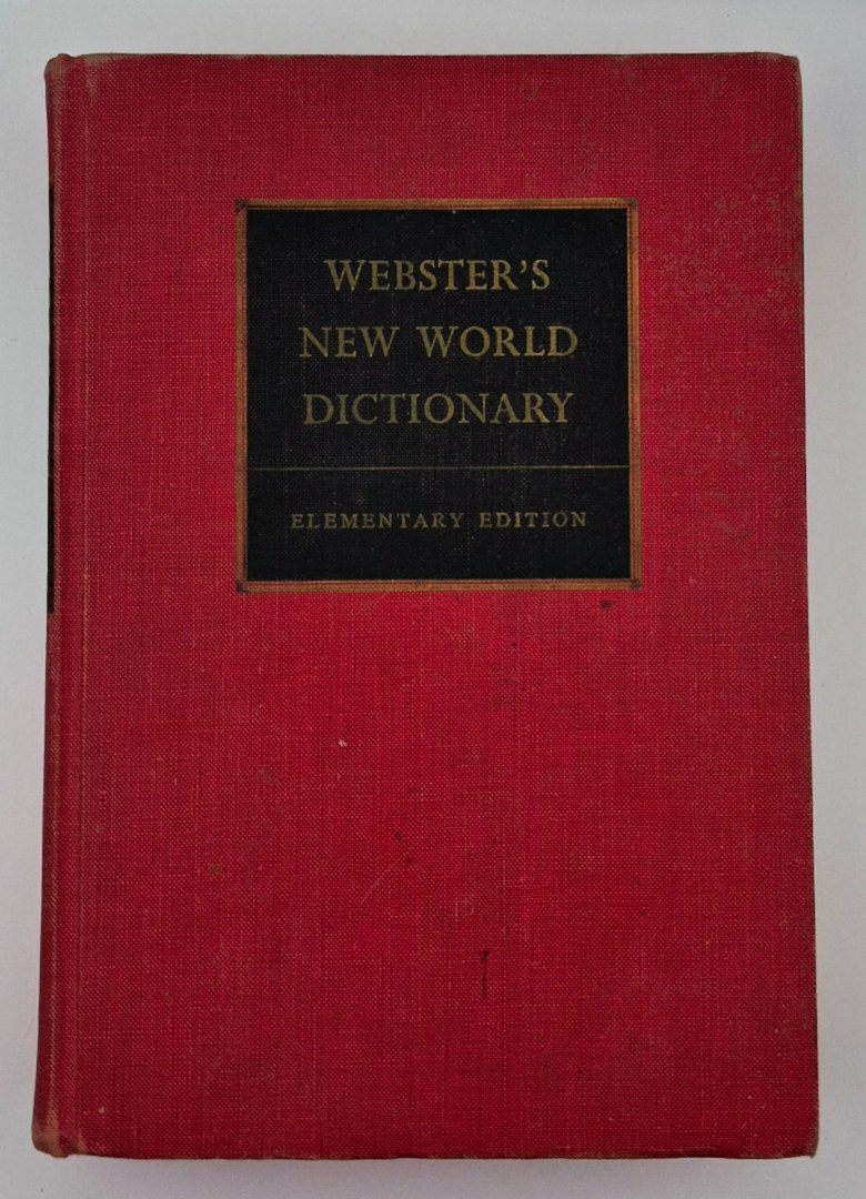 Webster's New World Dictionary Elementary Edition (Good, 1961, HC, 808 pgs, The World Publishing Co.)