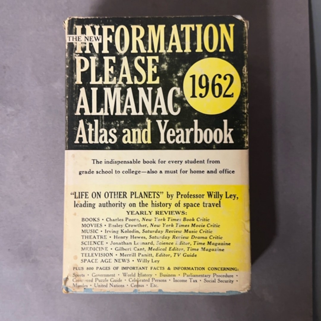 Information Please Almanac - 1962