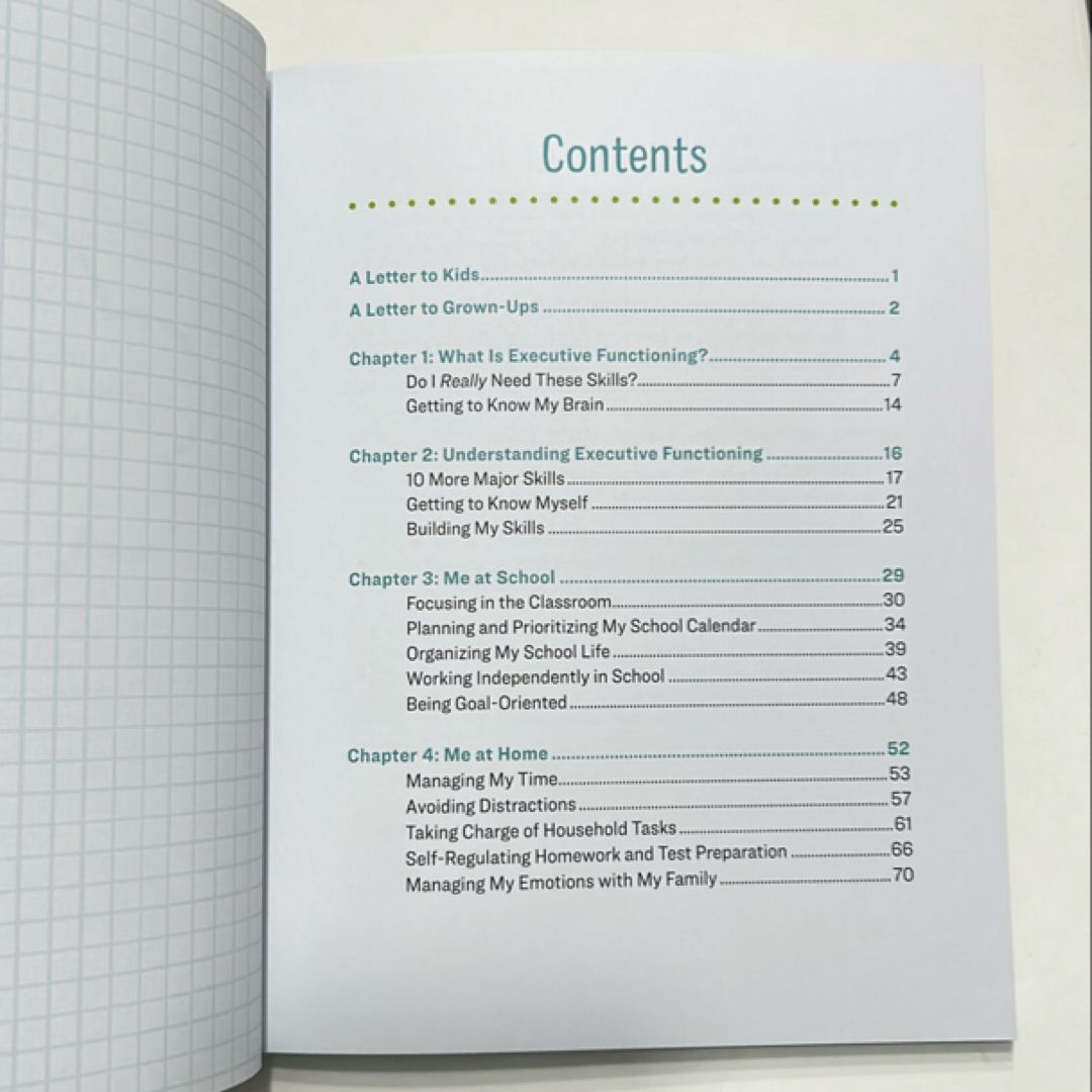 Executive Functioning Workbook for Kids by Sharon Grand