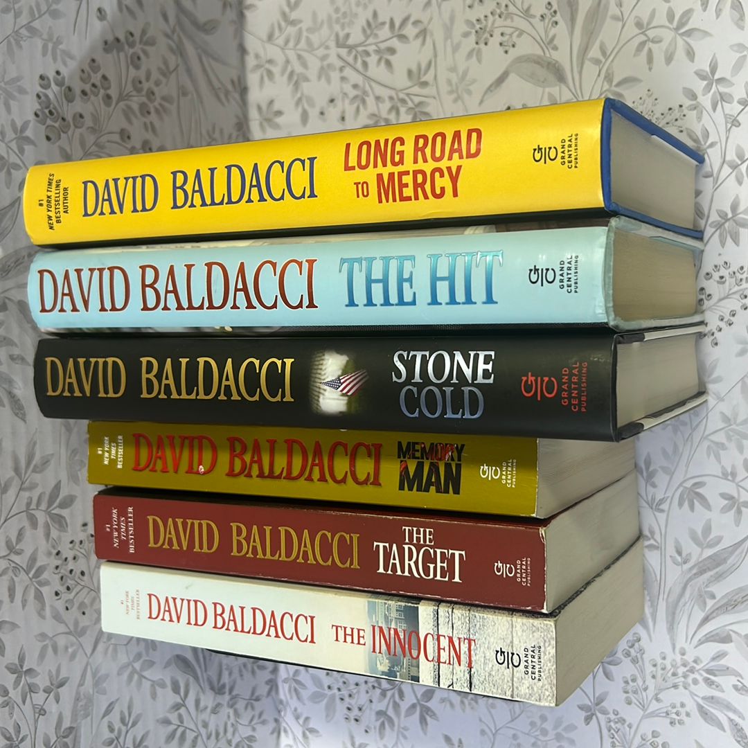 David Baldacci 3 Paperback 3 Harddover Bundle