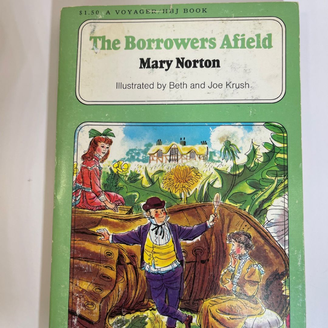 The Borrowers Afield by Mary Norton PB Vintage Kids Chapter Book Nostalgic