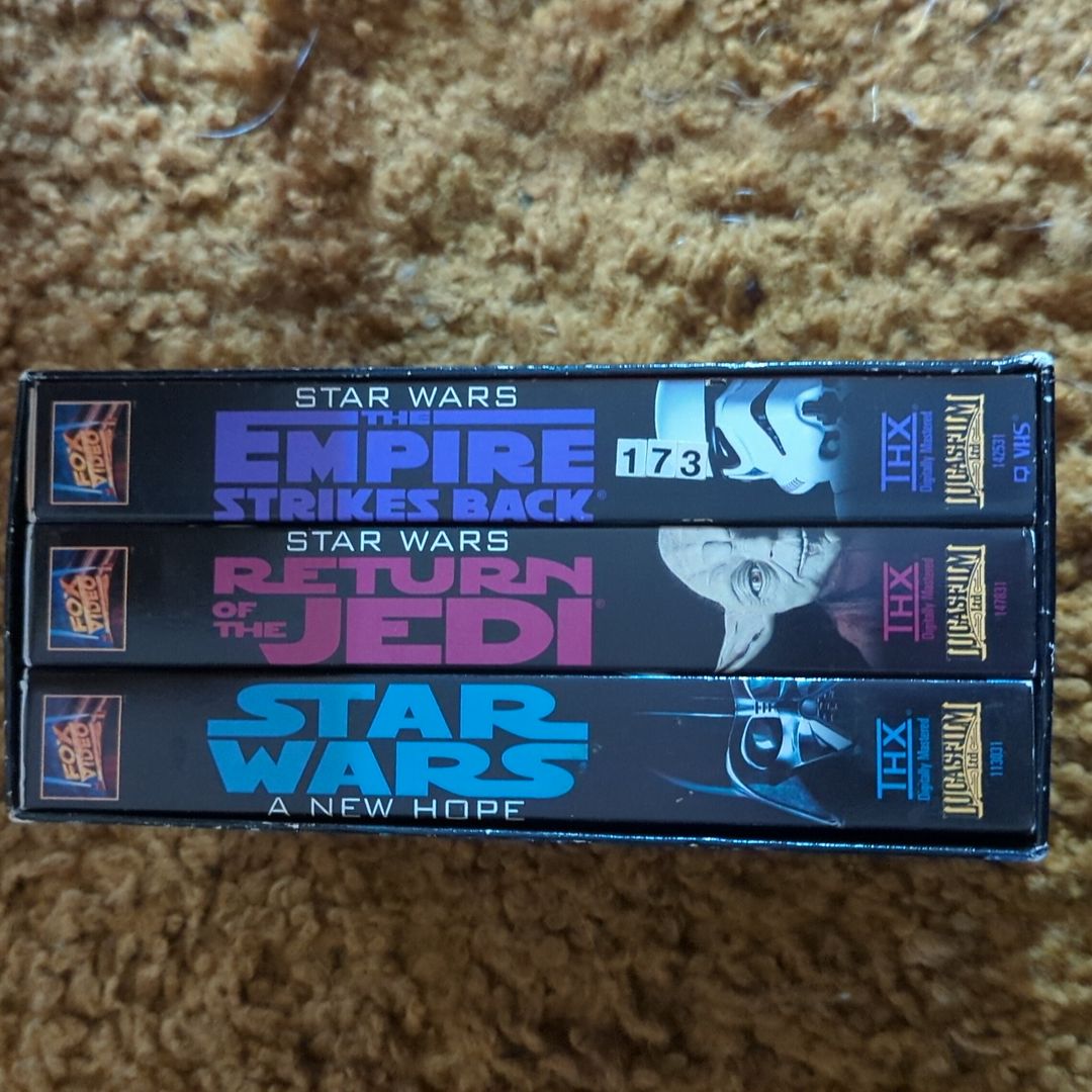 Star Wars, Return of The Empire, Return of The Jedi VHS Tapes