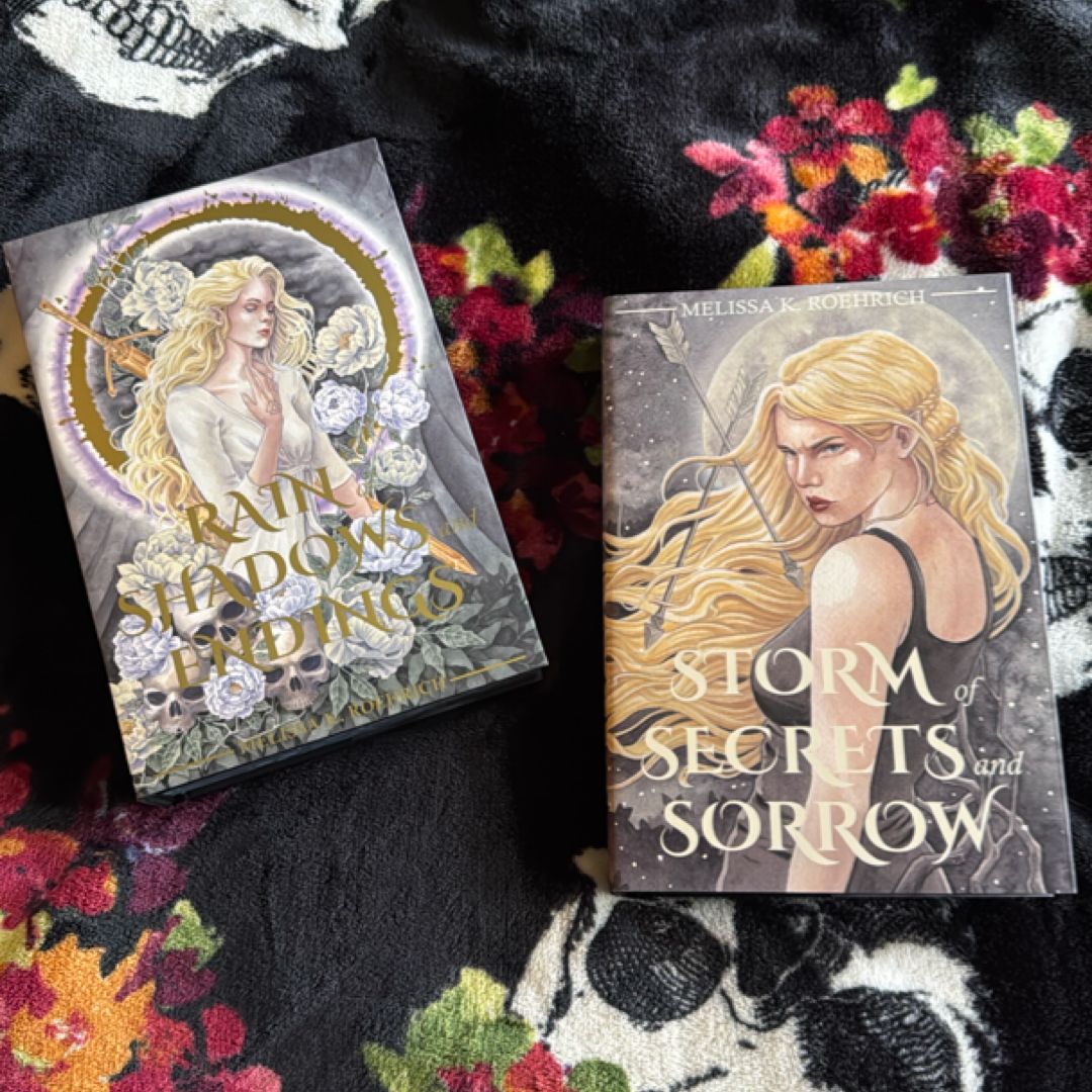 Rain of shadows and endings + Storm of secrets and sorrow