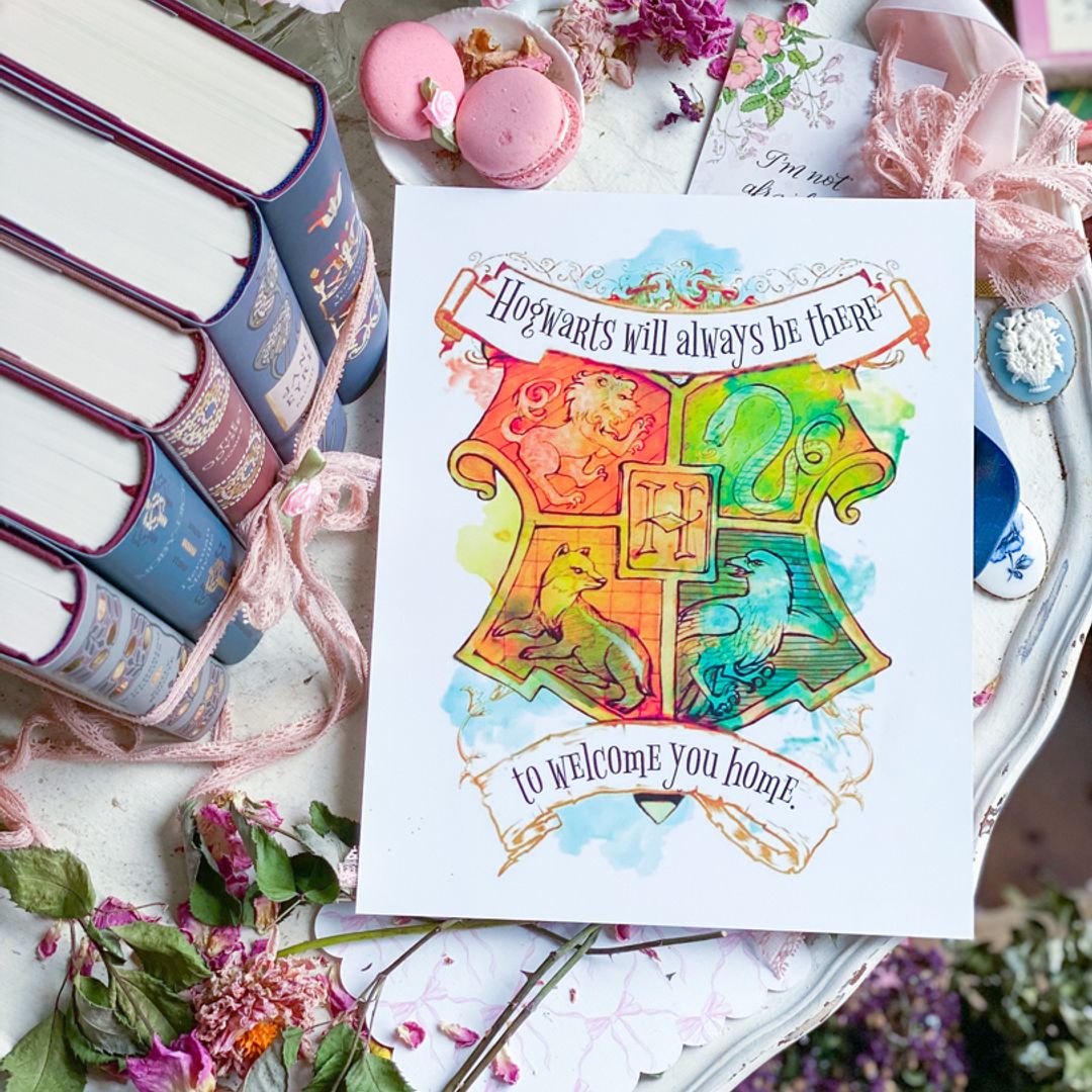 8x10 Harry Potter Hogwarts Print