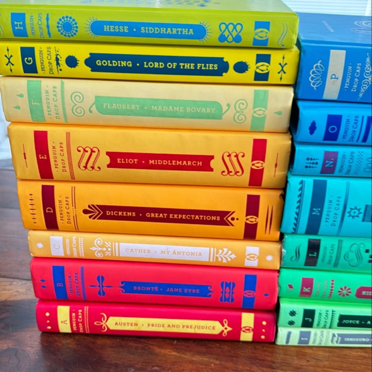 Penguin Drop Caps A to Z Complete Set by Various Authors