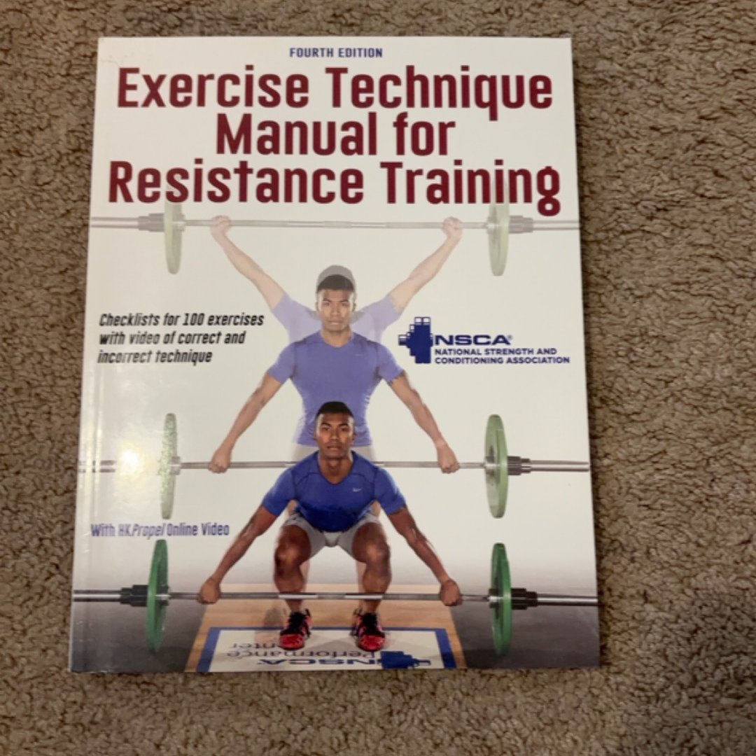 Exercise Technique Manual for Resistance Training (PBL181)