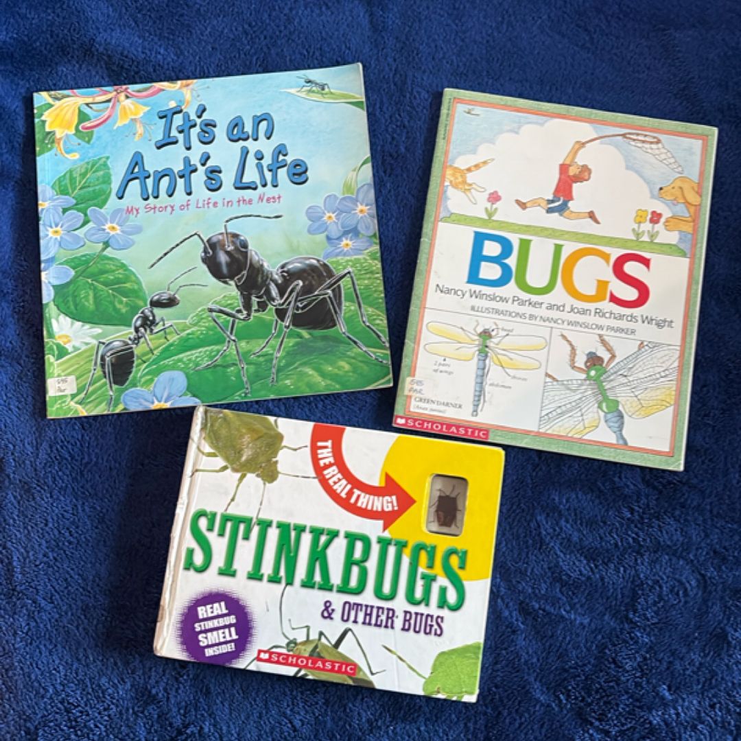 Bug & Insect Book Bundle – Ants, Stinkbugs & Nature Science for Kids