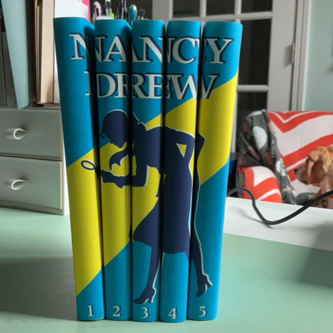 Nancy Drew Hardcover Display Set Custom Jackets Includes 1-5