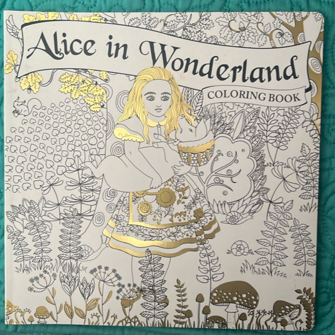 Coloring Book - Alice in Wonderland