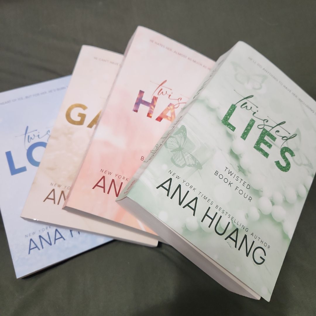 Ana Huang 4 Books Collection Set (Twisted Love, Twisted Games, Twisted Hate, Twisted Lies)