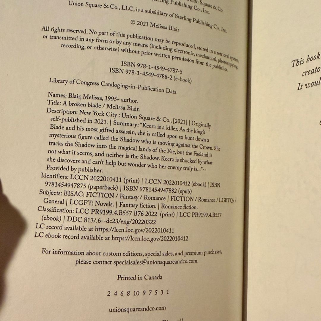 A Broken Blade