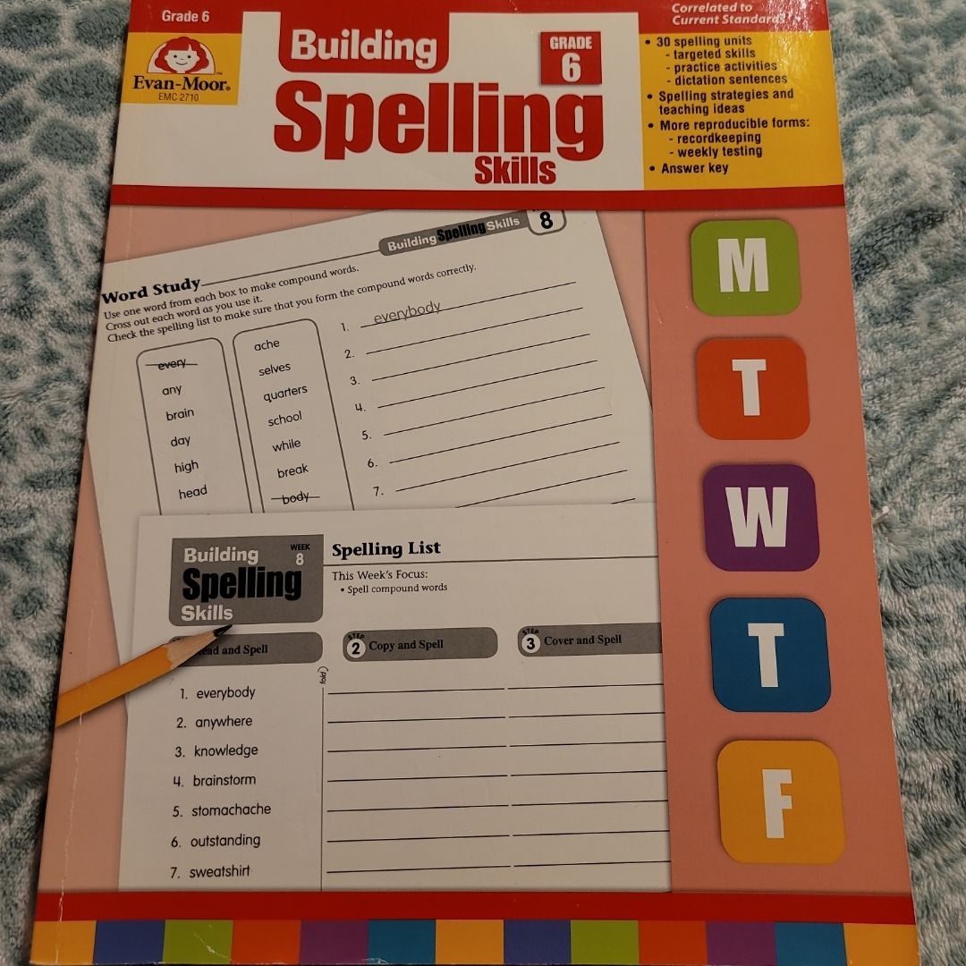 Building Spelling Skills Grade 6+ by Evan-Moor Educational Publishers