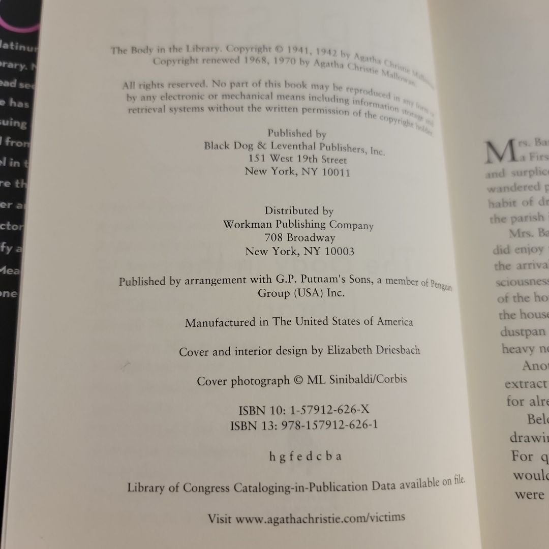 The Body in the Library