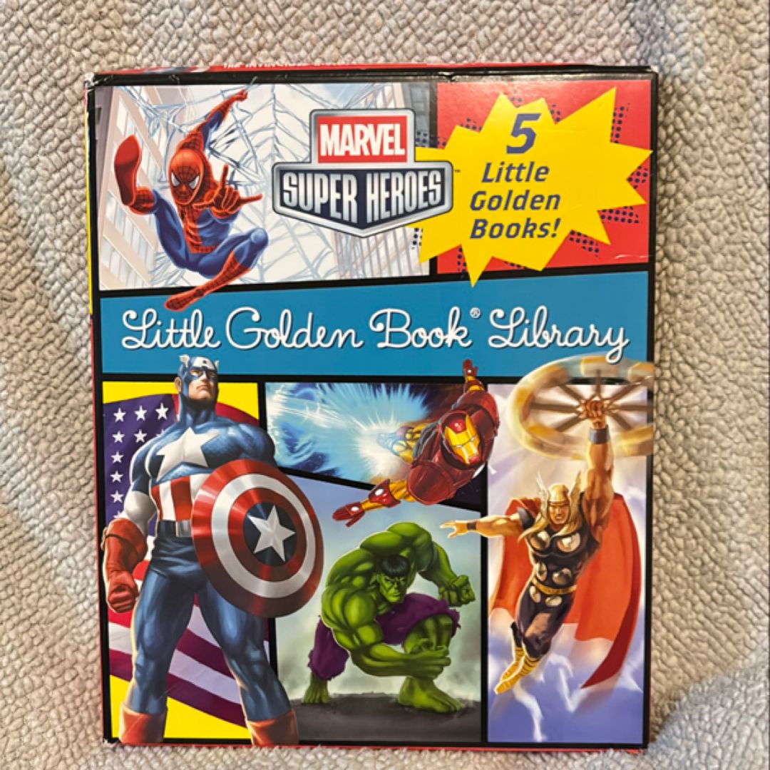 Marvel Super Heroes Little Golden Book Library