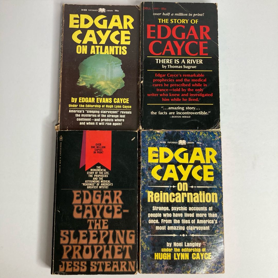 Bundle of 4 Vintage Edgar Cayce Books