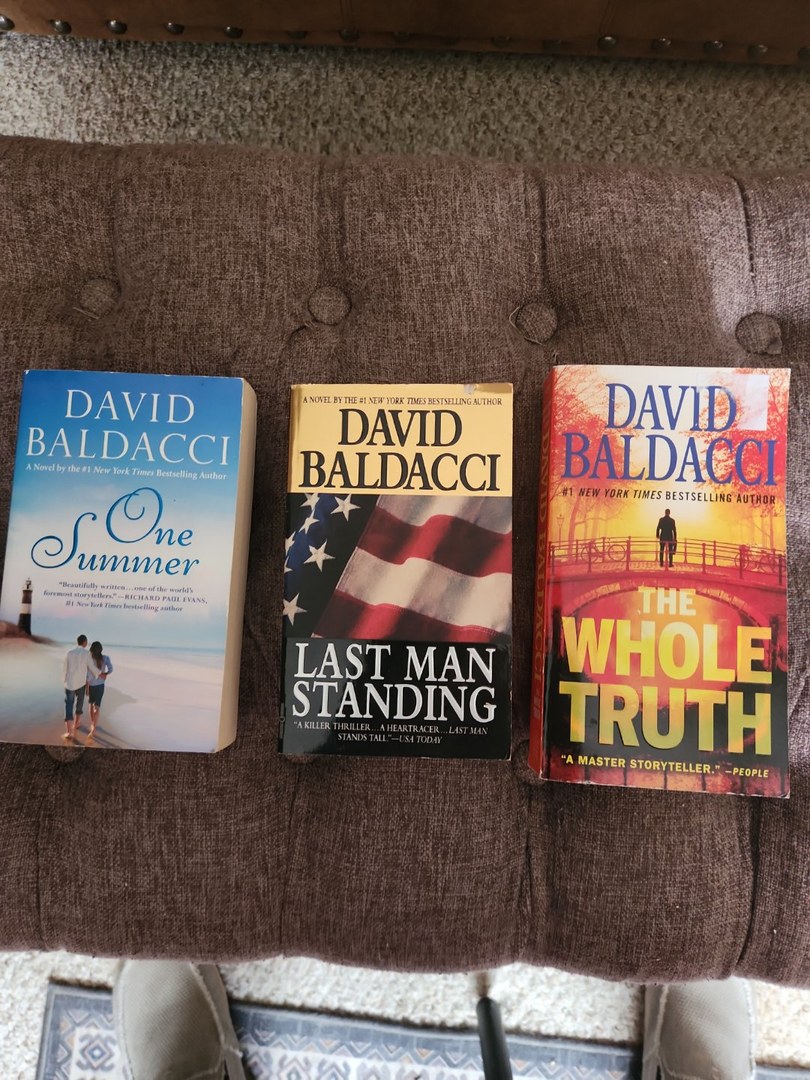 David Baldacci Lot of 3 Thriller Paperback Books