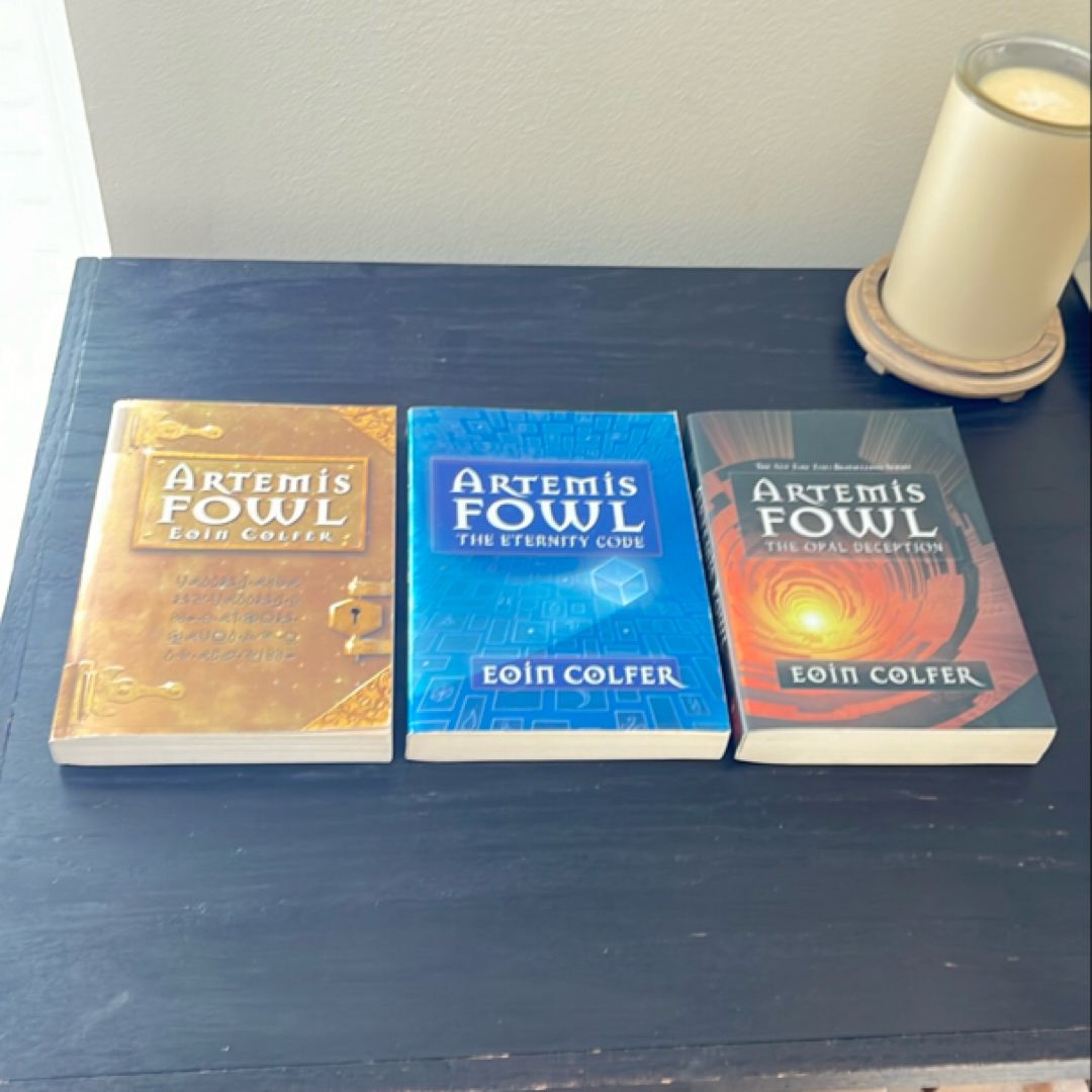 Lot of 3 Artemis Fowl Books - #1, #3, and #4