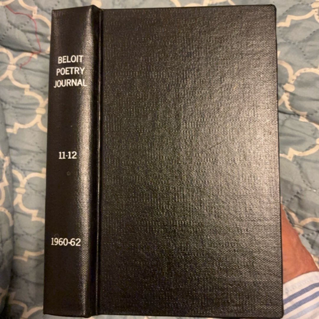 Beloit Poetry Journal No.s 11-12, Fall, 1960-Summer 1962