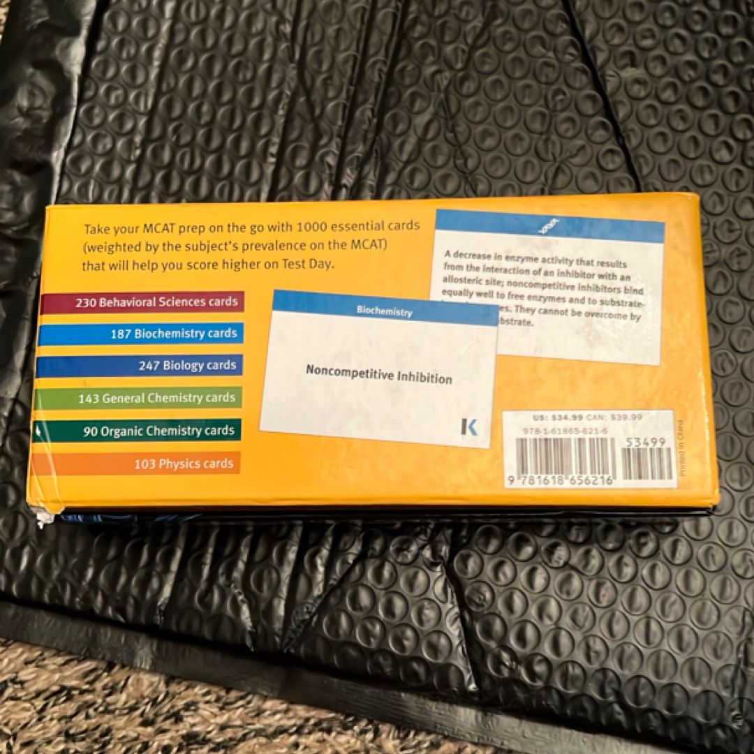 Kaplan MCAT Flashcards + App