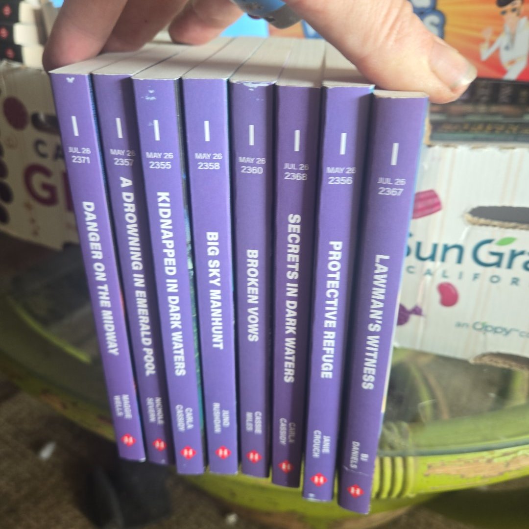 Bundle of harlequin Intrigue books