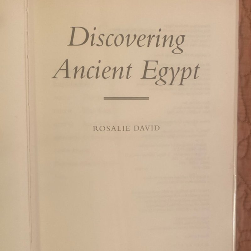 Discovering Ancient Egypt