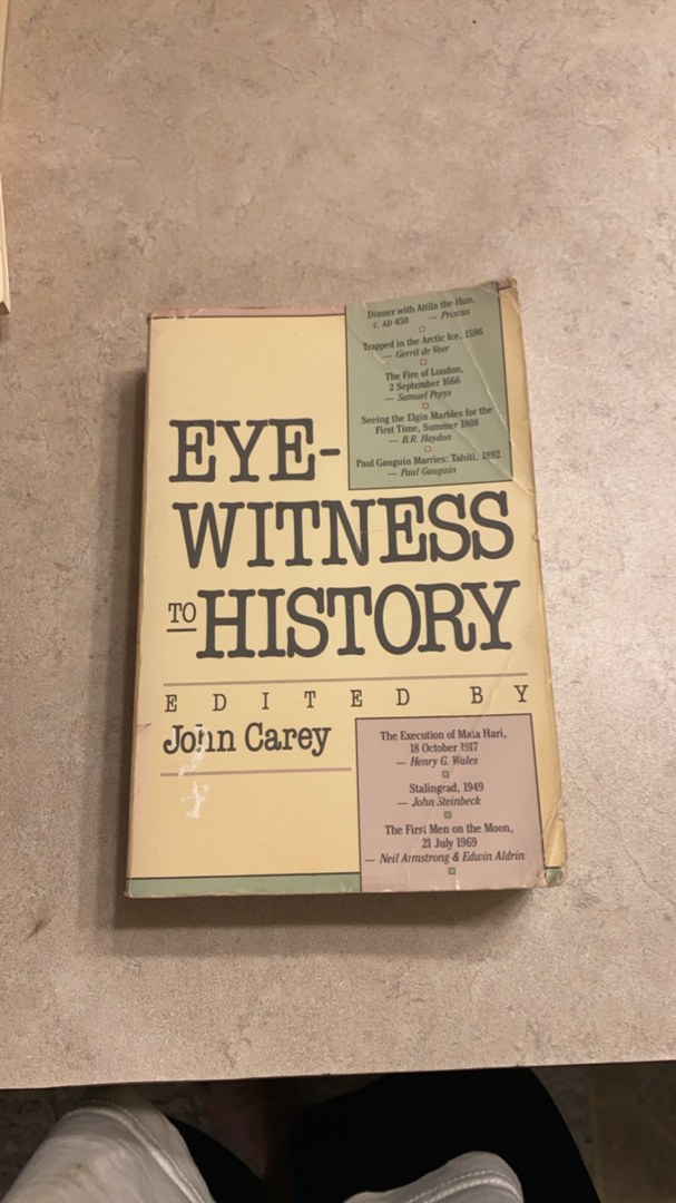 Eyewitness to History