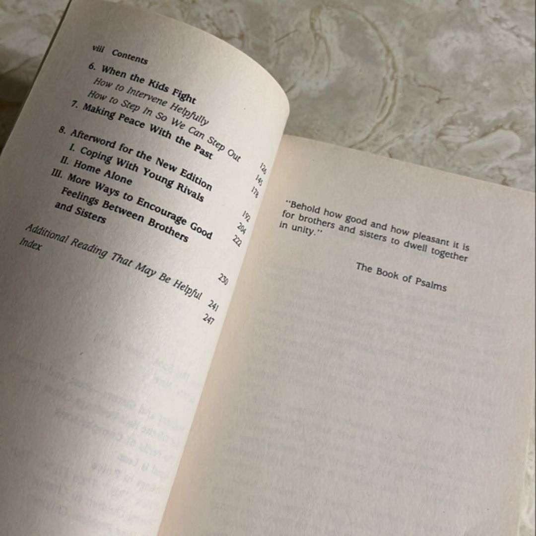 Siblings Without Rivalry